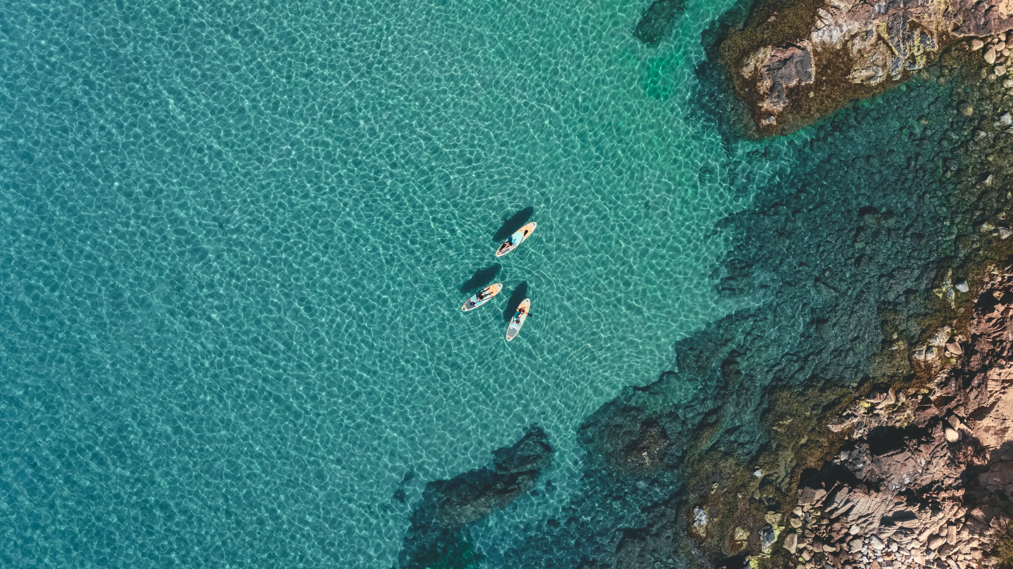 Vista aérea de un camping HolaCamp