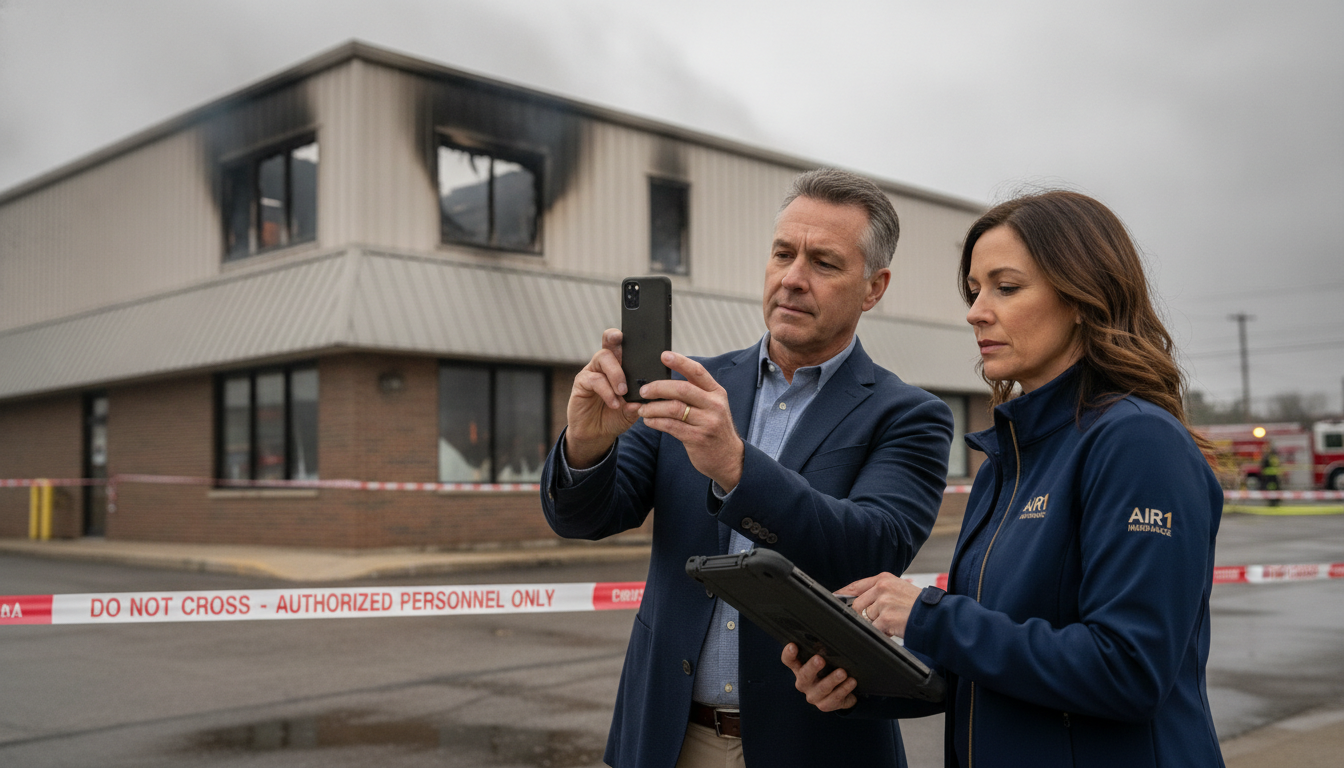 Follow a calm, safety-first checklist after a commercial fire in BC. Learn who to call, what to document and which records to keep for your adjuster.