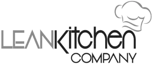Lean Kitchen Company logo with stylized chef hat icon.