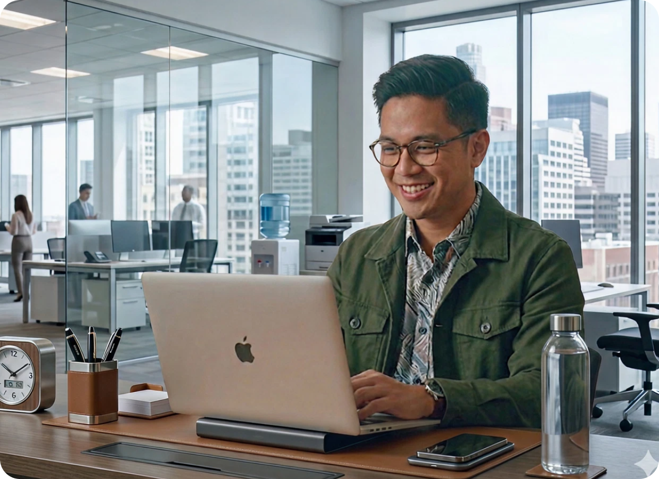 Filipino small business owner using Juan accounting software on laptop