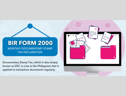 BIR Form 2000 – Documentary Stamp Tax Declaration