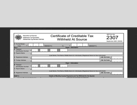 BIR Form 2307 – The What, When, and How