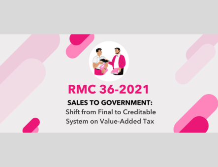 Sales to Gov’t: Shift from Final to Creditable System on VAT