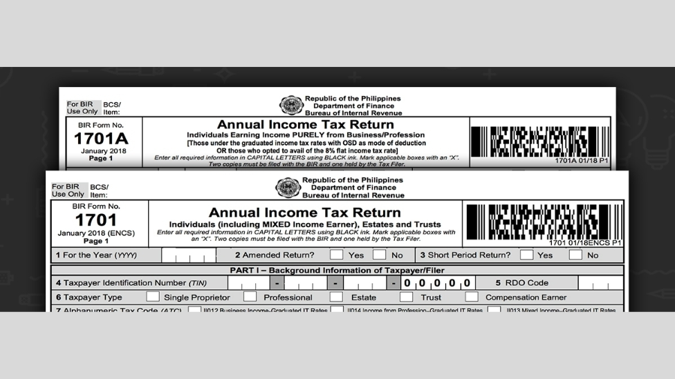 Tax FAQ: Should I Use Form 1701 or 1701A?