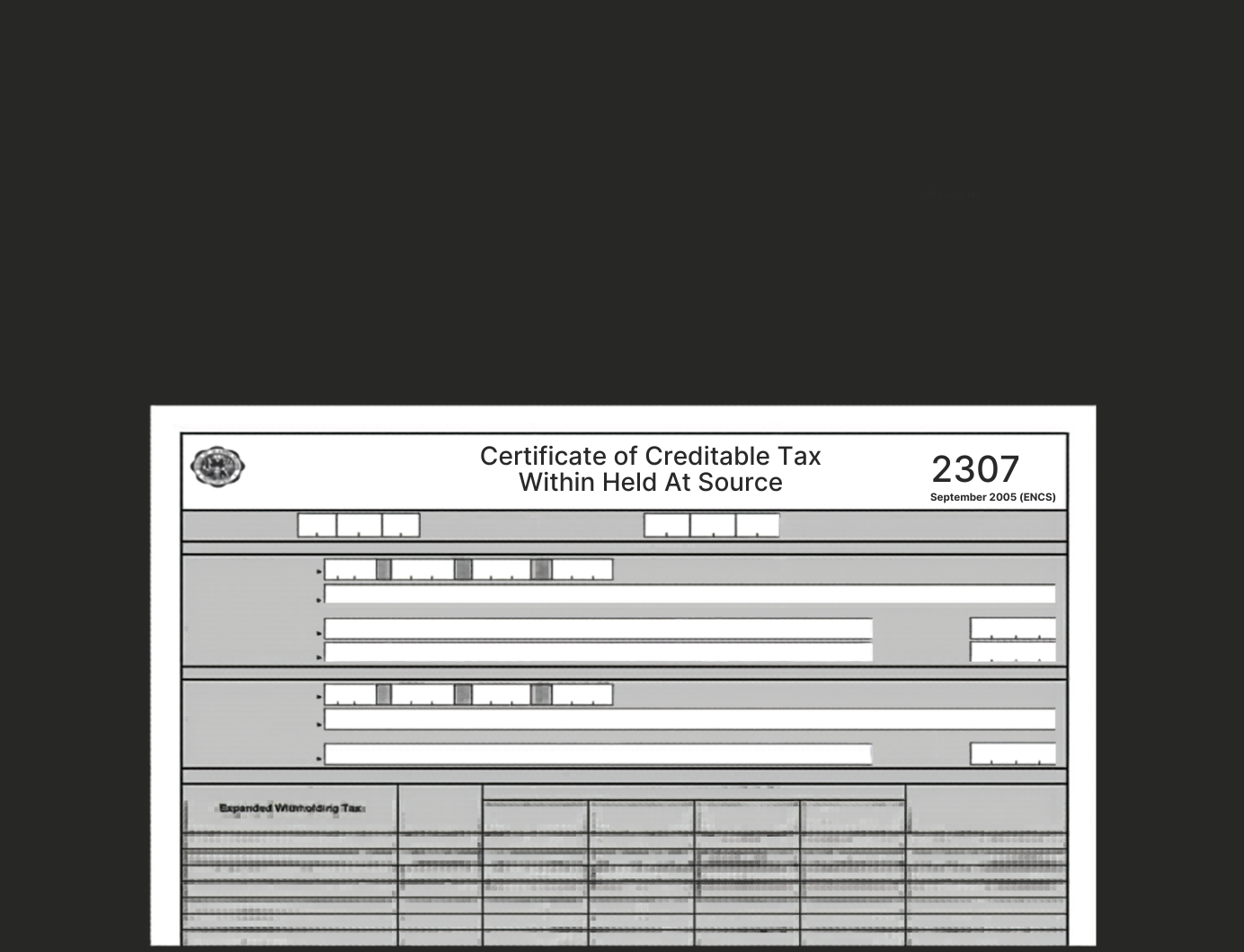 BIR Form 2307 – The What, When, and How