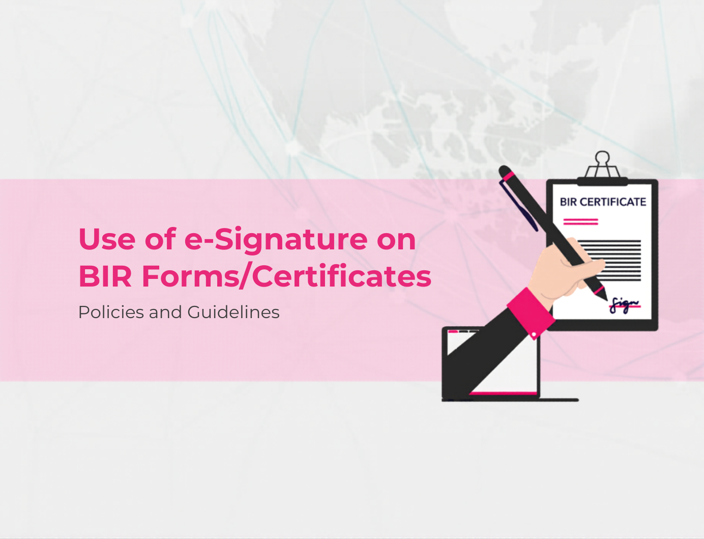 RMC 29-2021: Use of e-Signatures on BIR Forms/Certificates