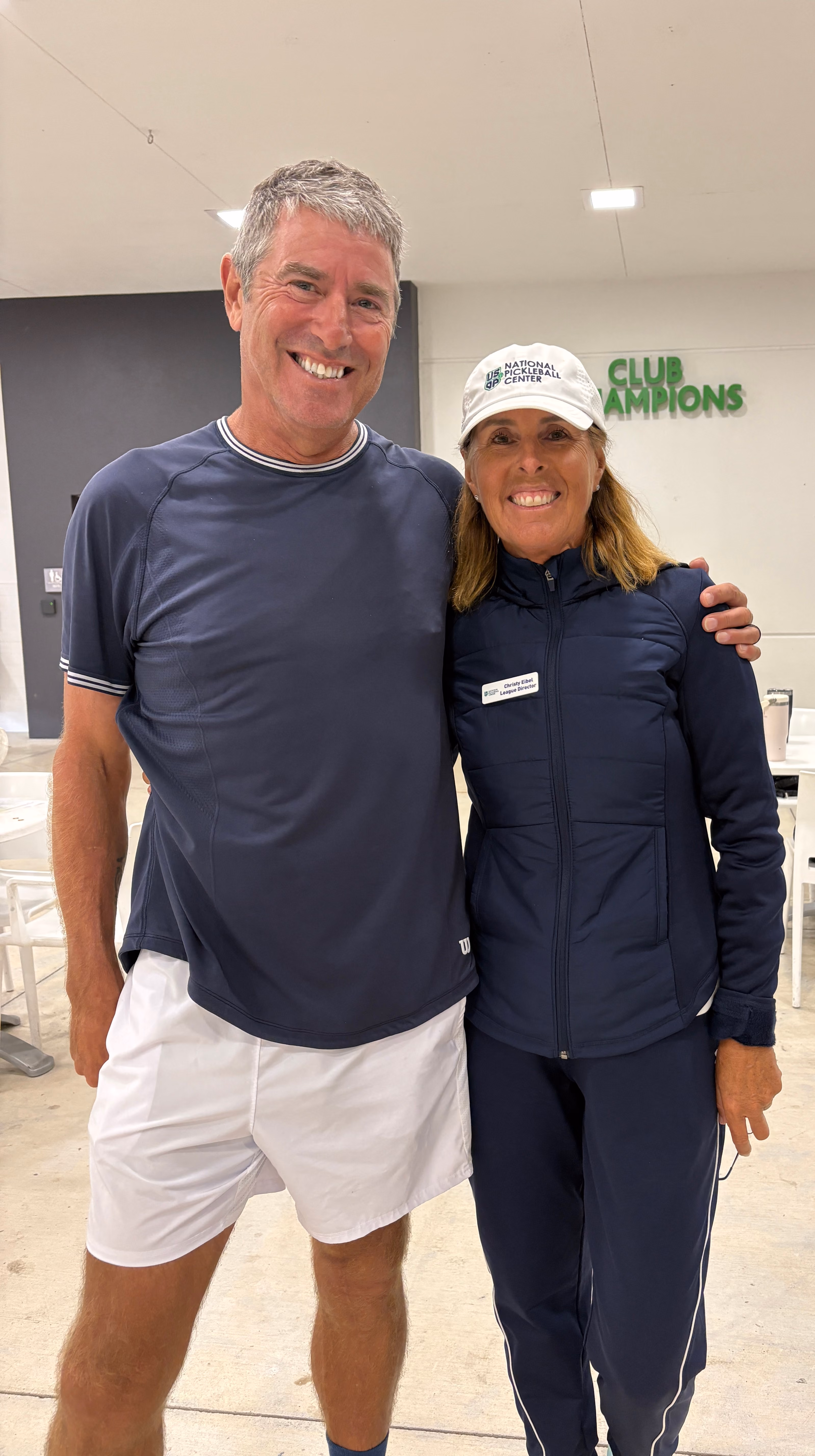 League Directors Christy Eibel and Kevin Homan