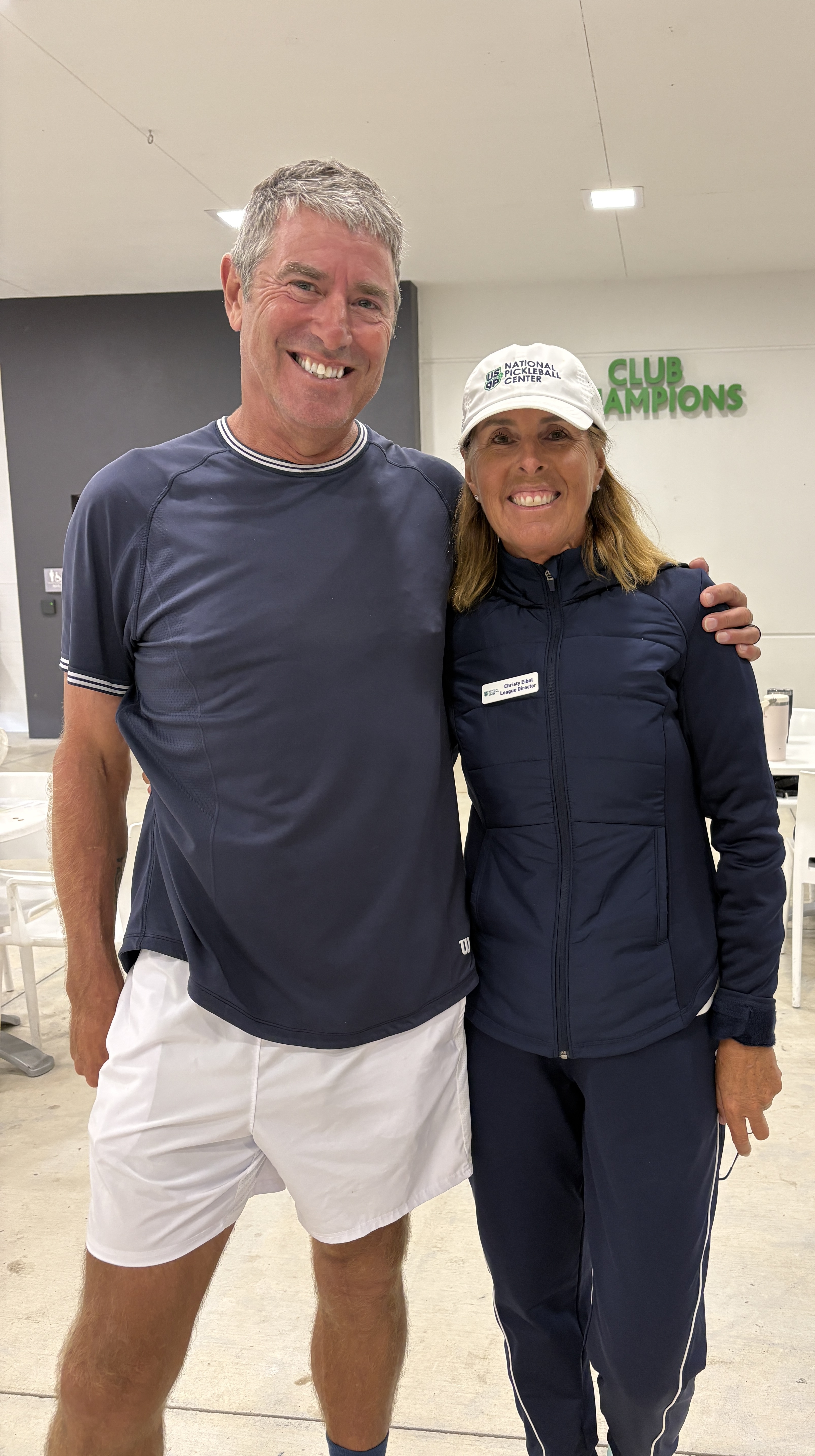 League Directors Christy Eibel and Kevin Homan