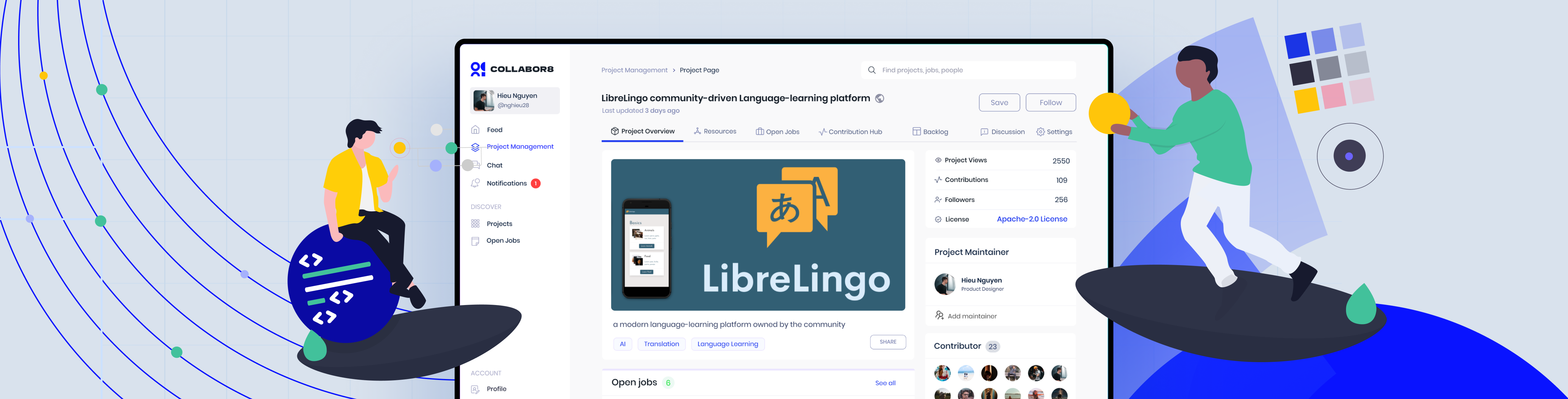 Open collaboration platform for designers