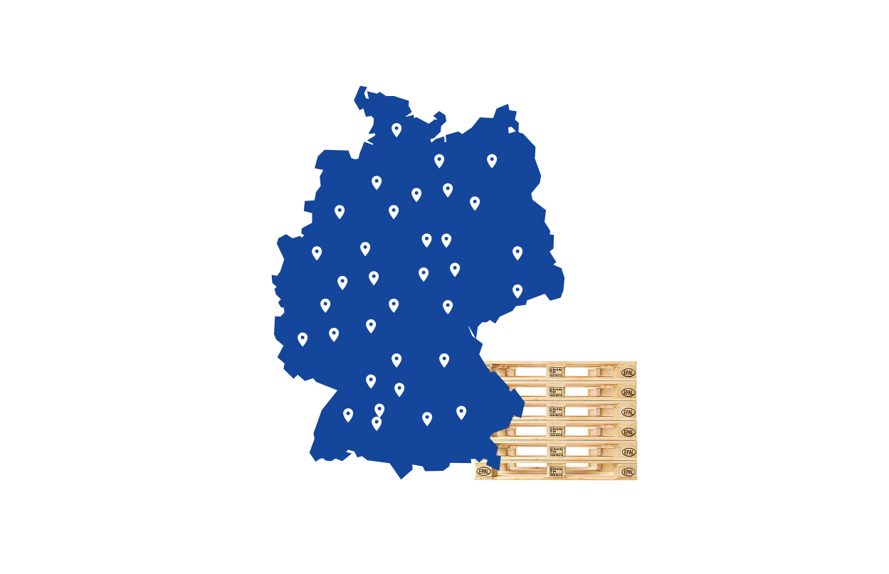 Europaletten in der Nähe