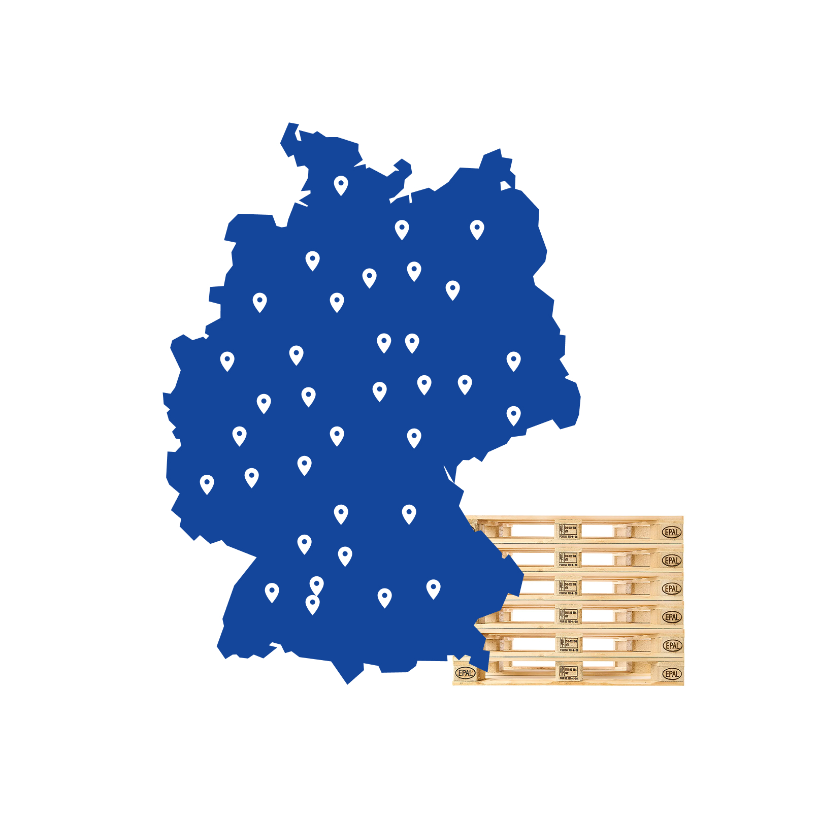 Europaletten in der Nähe