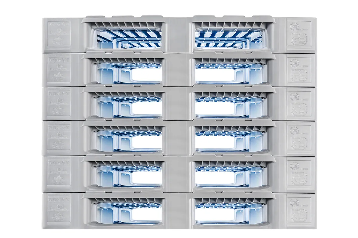 H1 Paletten gestapelt