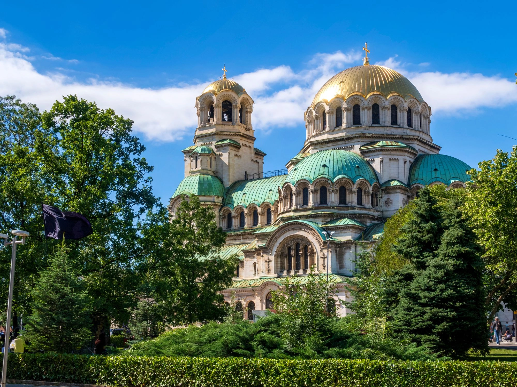Alexander Nevsky Cathedral, Sofia - Majestic Orthodox cathedral with golden domes in the heart of Sofia, Bulgaria.