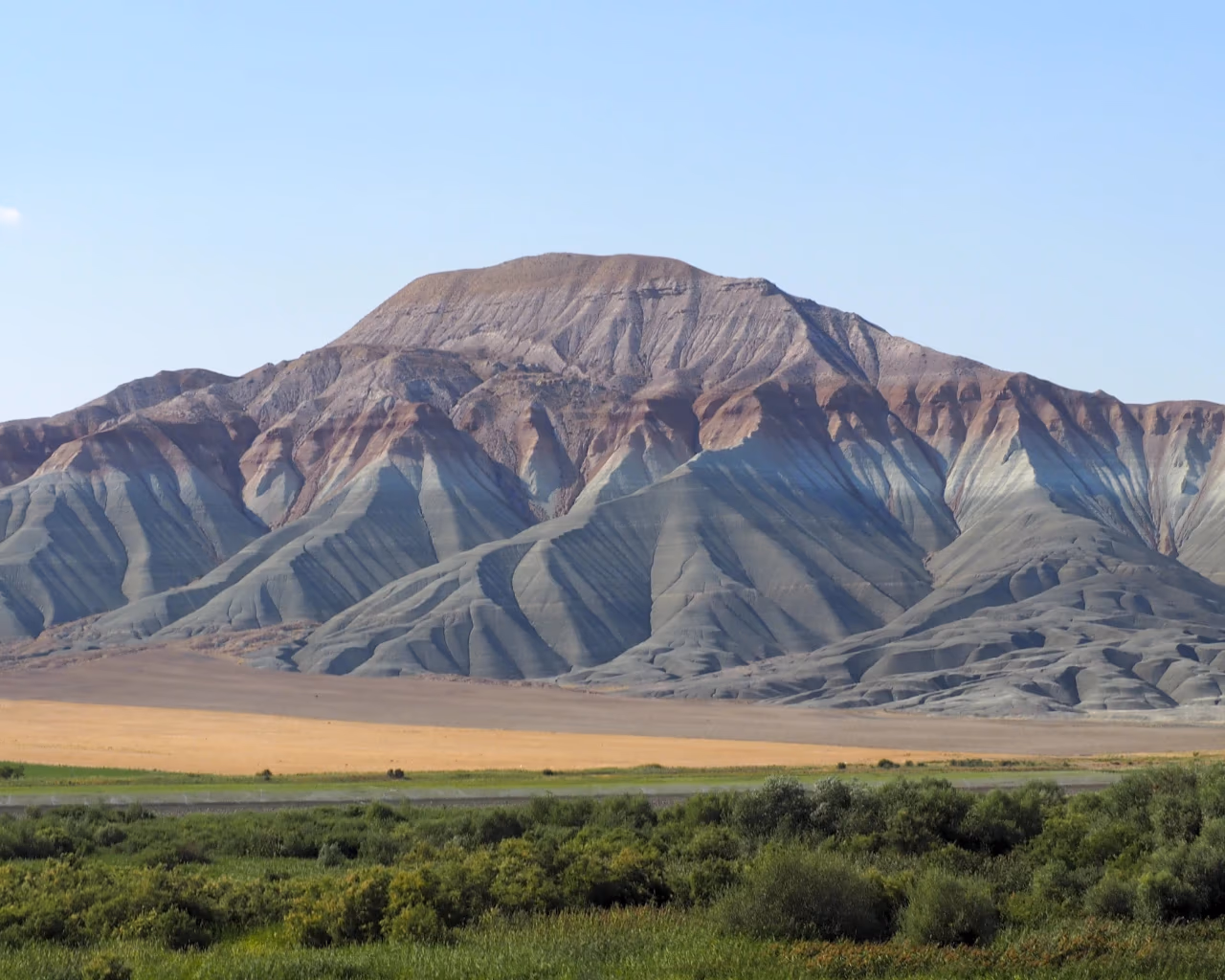 Nakhchivan Mountains, Azerbaijan - Dramatic layered mountains in Nakhchivan with unique rock formations.