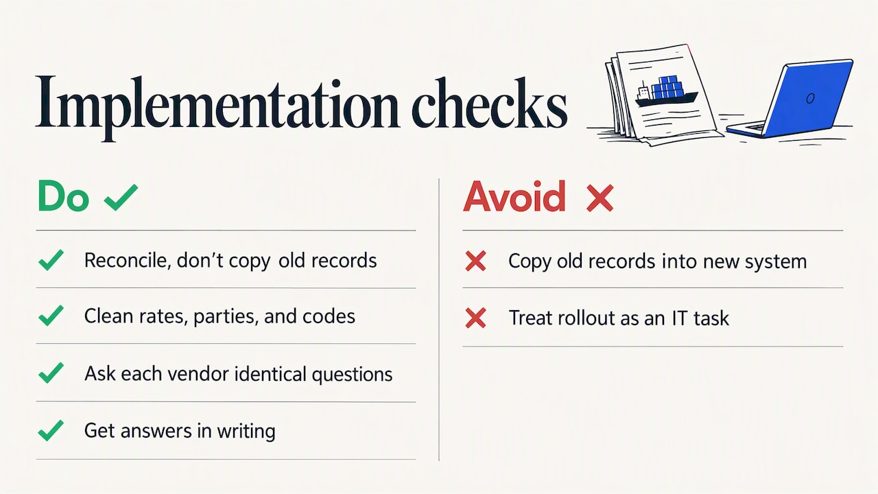What implementation really takes — overview diagram