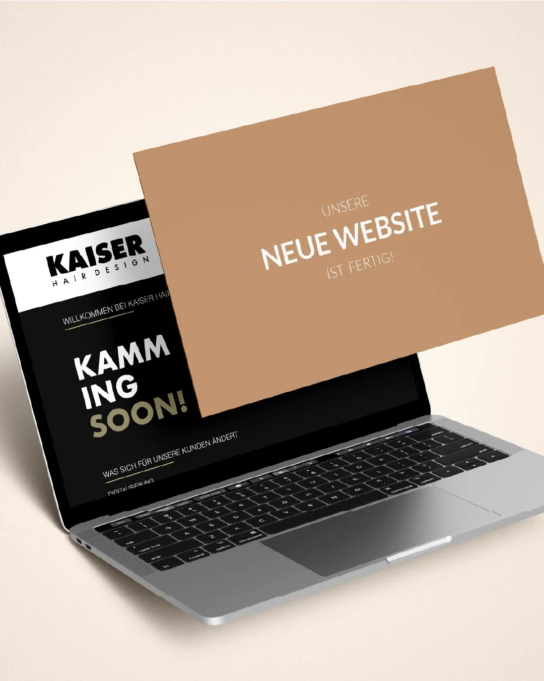 Screenshot der neuen Webseite von Hairdesign Kaiser, dem Friseur in Lüneburg – modern, übersichtlich und jetzt mit Online-Terminbuchung. Entdecke aktuelle Friseurtrends, Dienstleistungen und Salon-Infos in neuem Design.