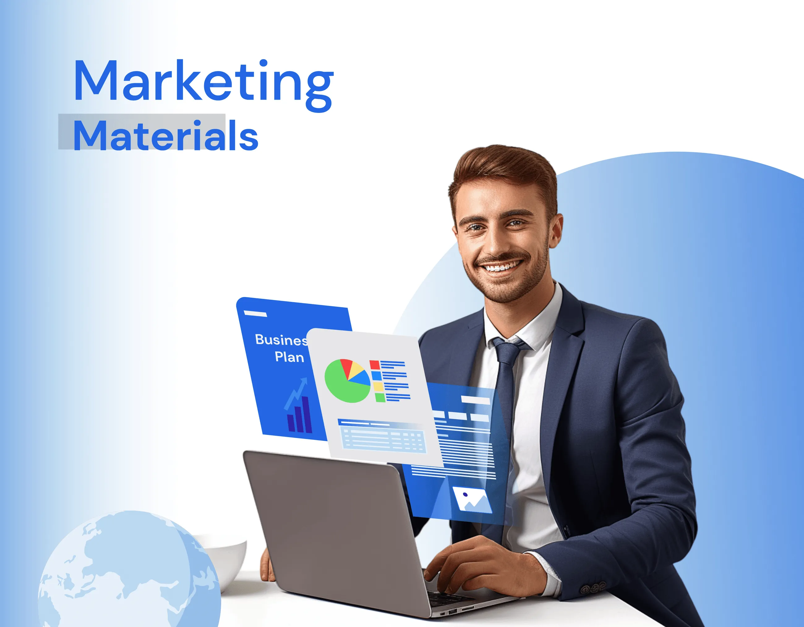 Think404's offer - free marketing materials design graphics to boost seo