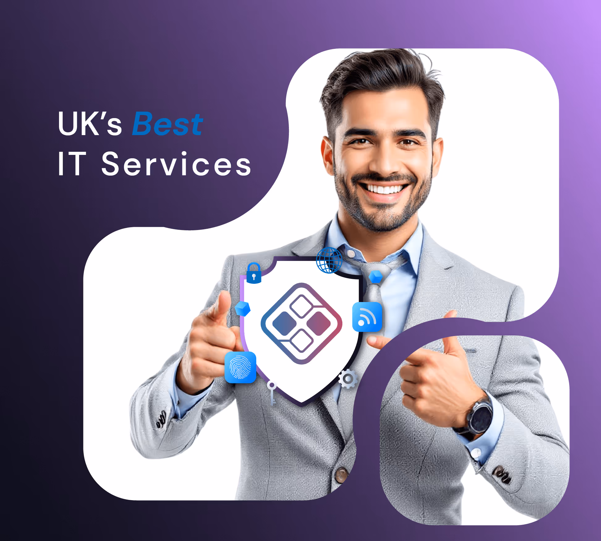 A cover image a graphics design case study - for SES Computers