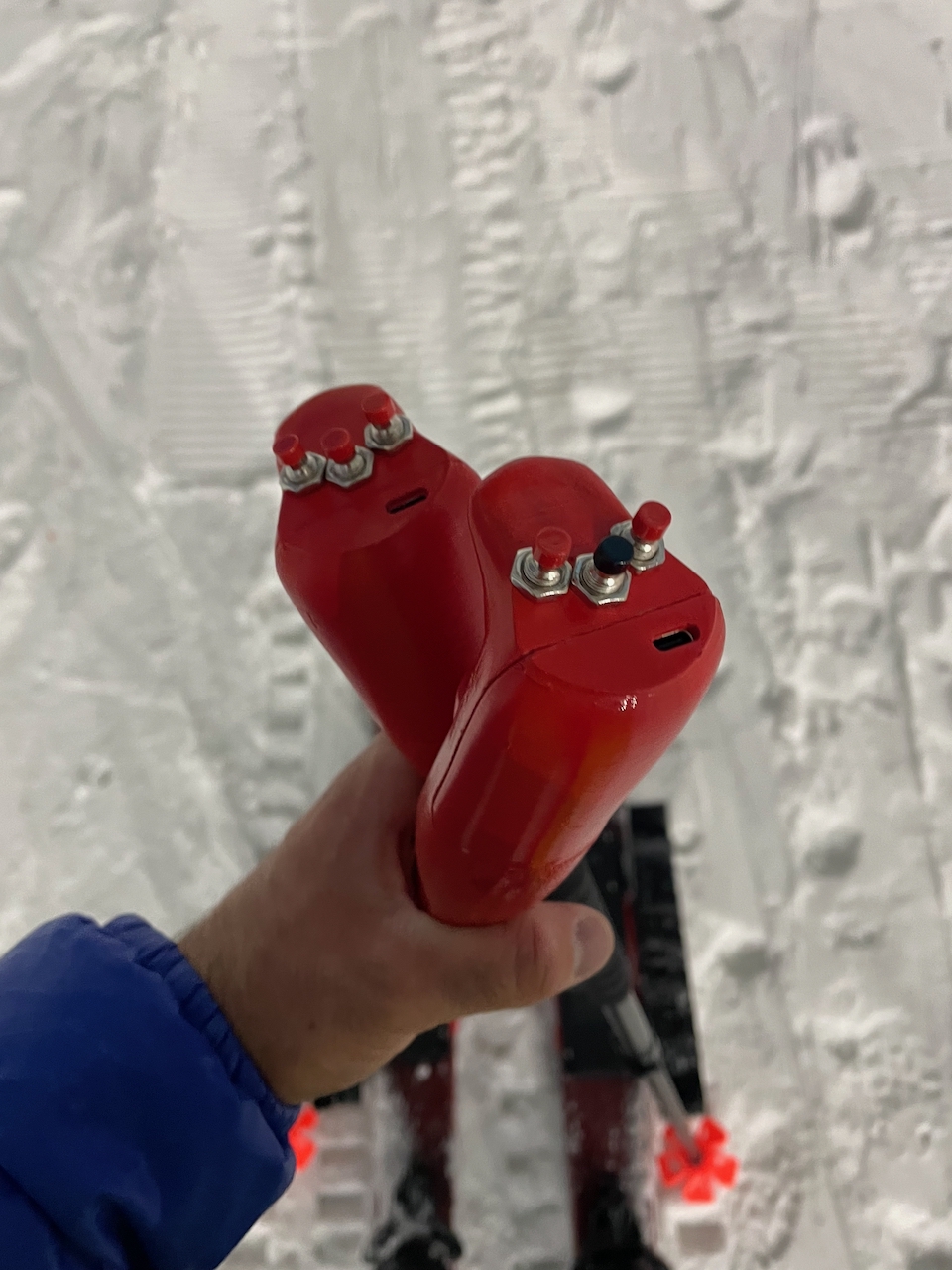 Testing the Elec Ski V1 System in deeper snow