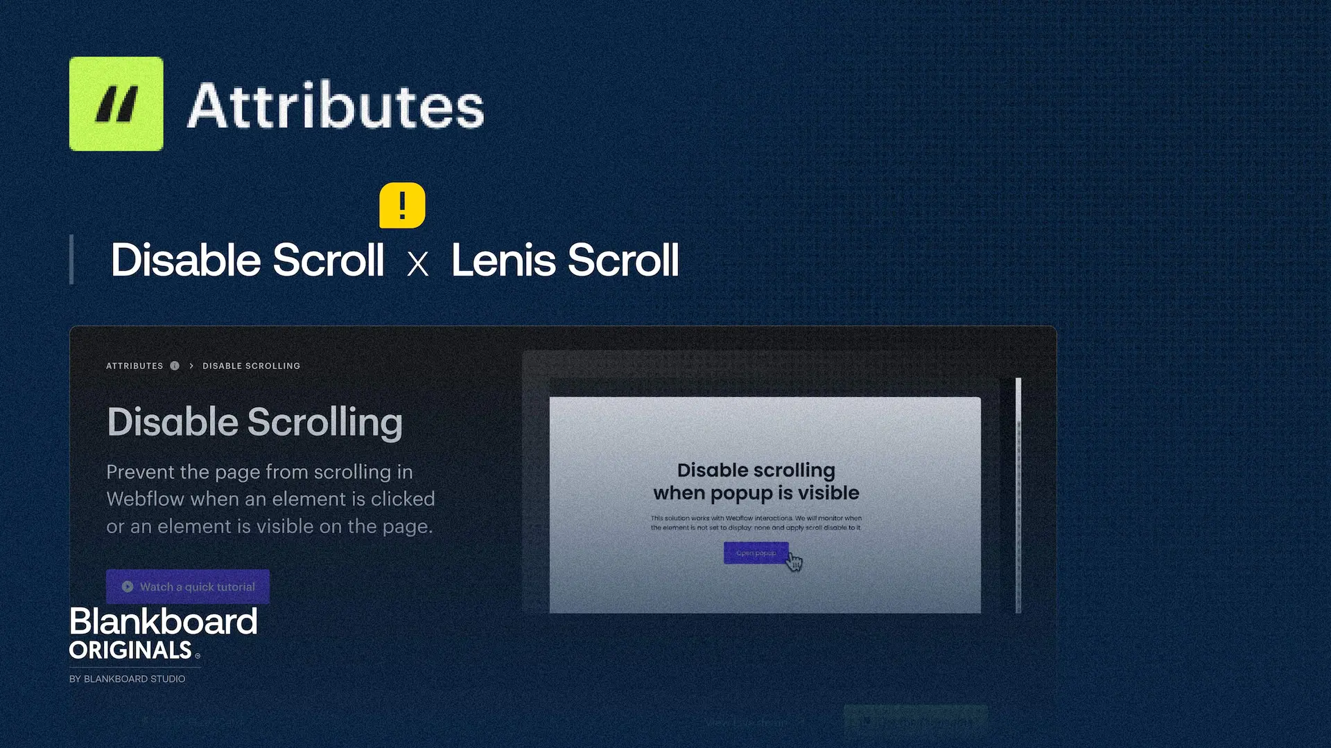 How to Fix FinSweet Disable Scroll Not Working with Lenis in Webflow