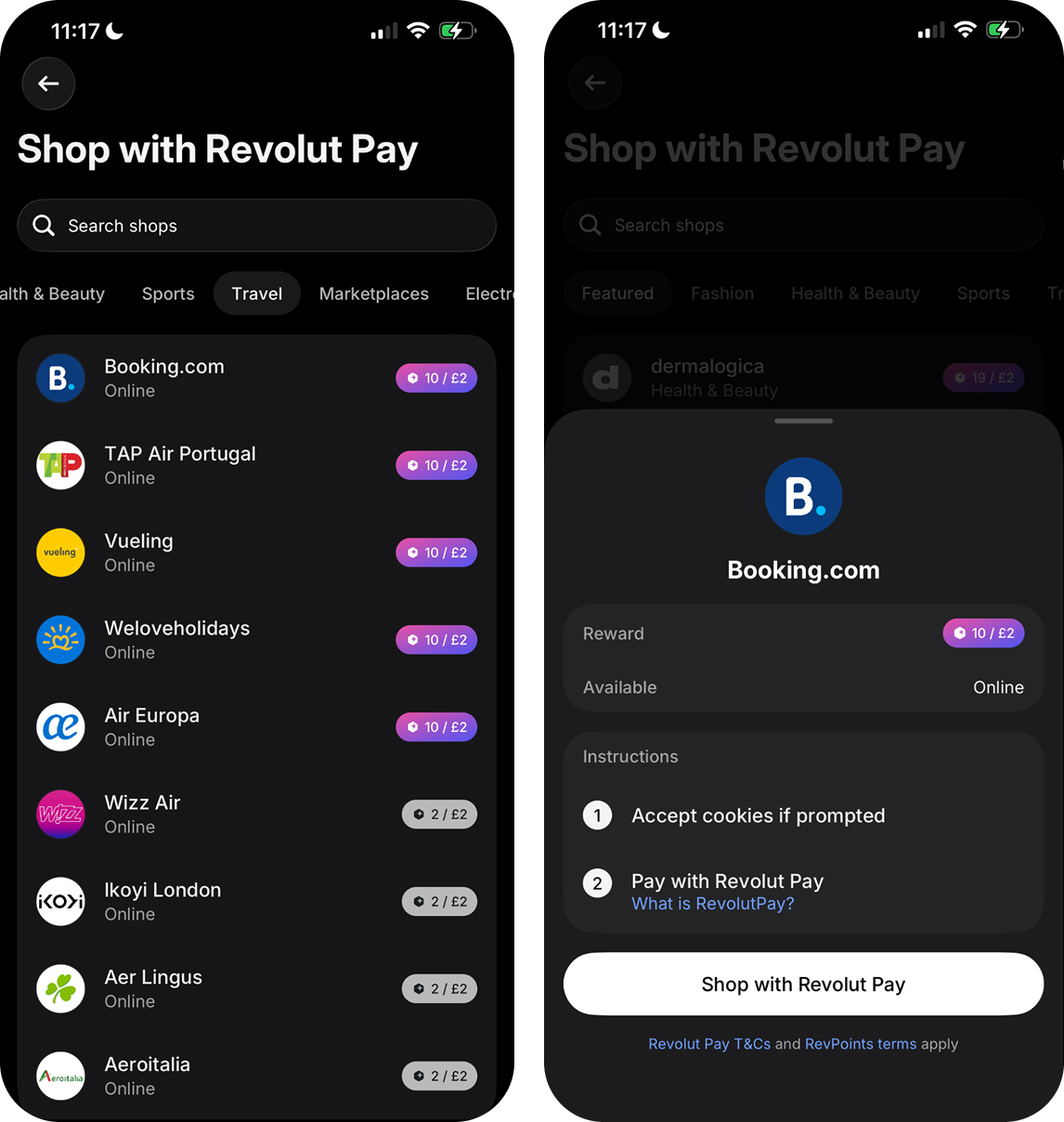 Revolut Pay mobile