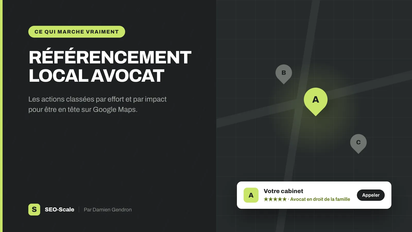 Référencement local avocat