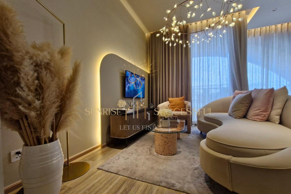 Luxury bathroom Jomtien beachfront condo with modern fixtures