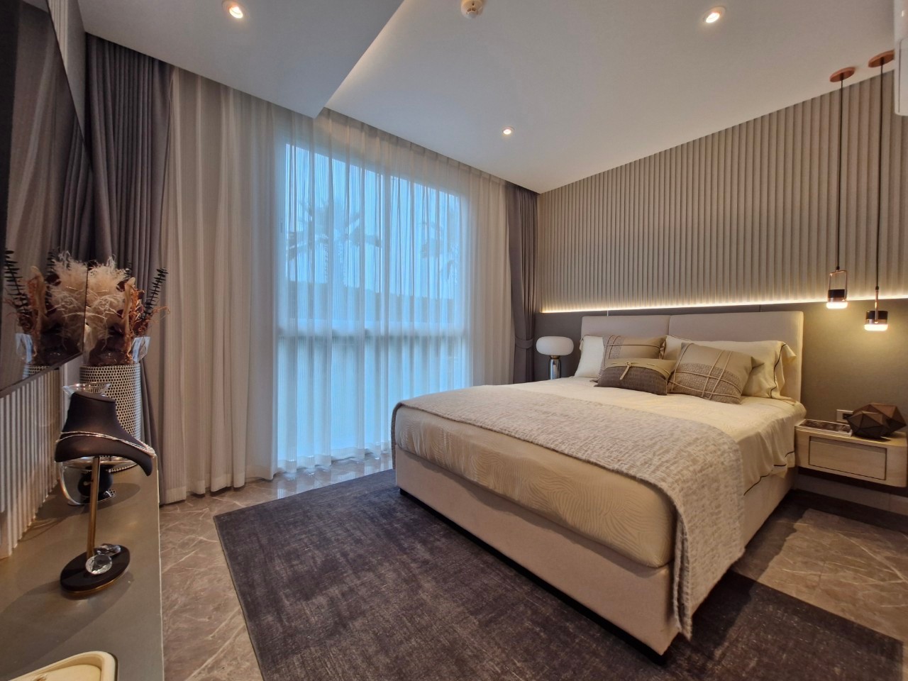 Second bedroom The Coral Pattaya modern interior design