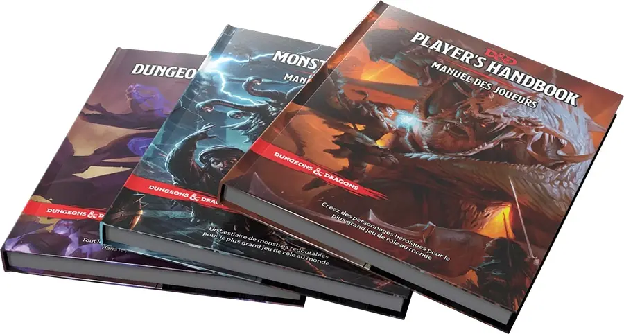 livres donjons & dragons 5eme edition