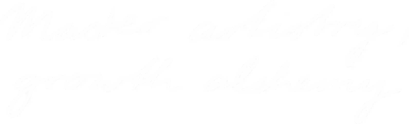 Master Artistry, Growth Alchemy
