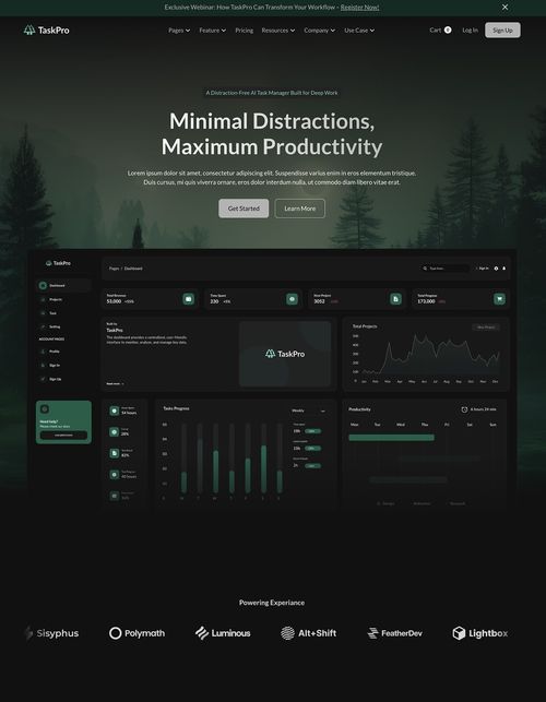 Ai Startup Saas Website Template