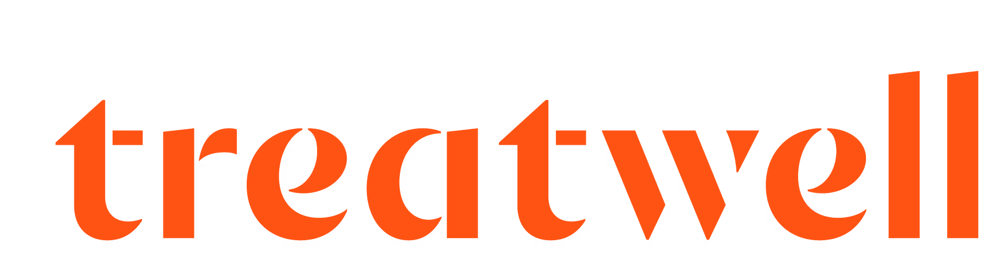 Treatwell logo in bold orange lowercase letters.