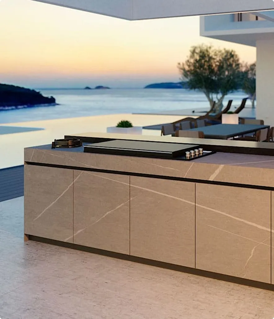 Les Cuisines d’extérieur Novara  Design, Robustesse & Sur-Mesure Outdoor