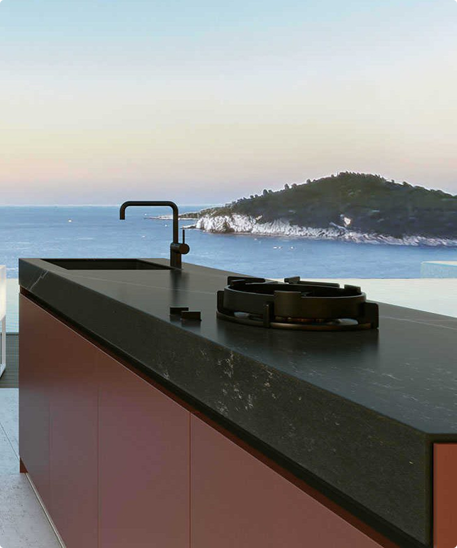 Les Cuisines d’extérieur Novara Design, Robustesse & Sur-Mesure Outdoor