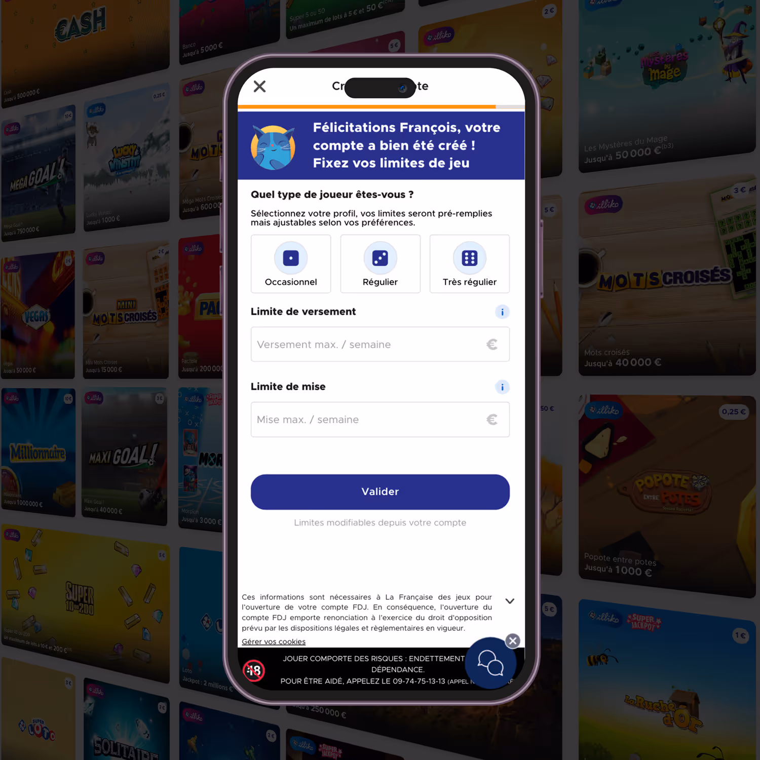 Jeux-Grattage.Fr - Créer un compte FDJ - Etape 9