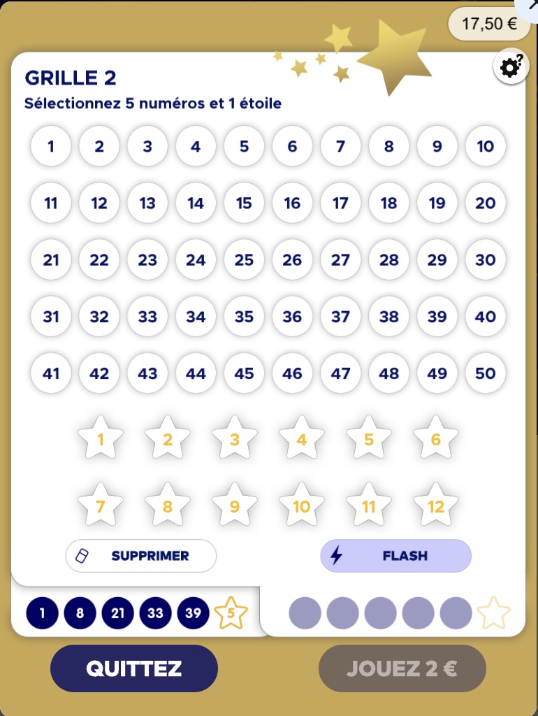 Instant EuroMillions Flash - Jeux-Grattage.fr