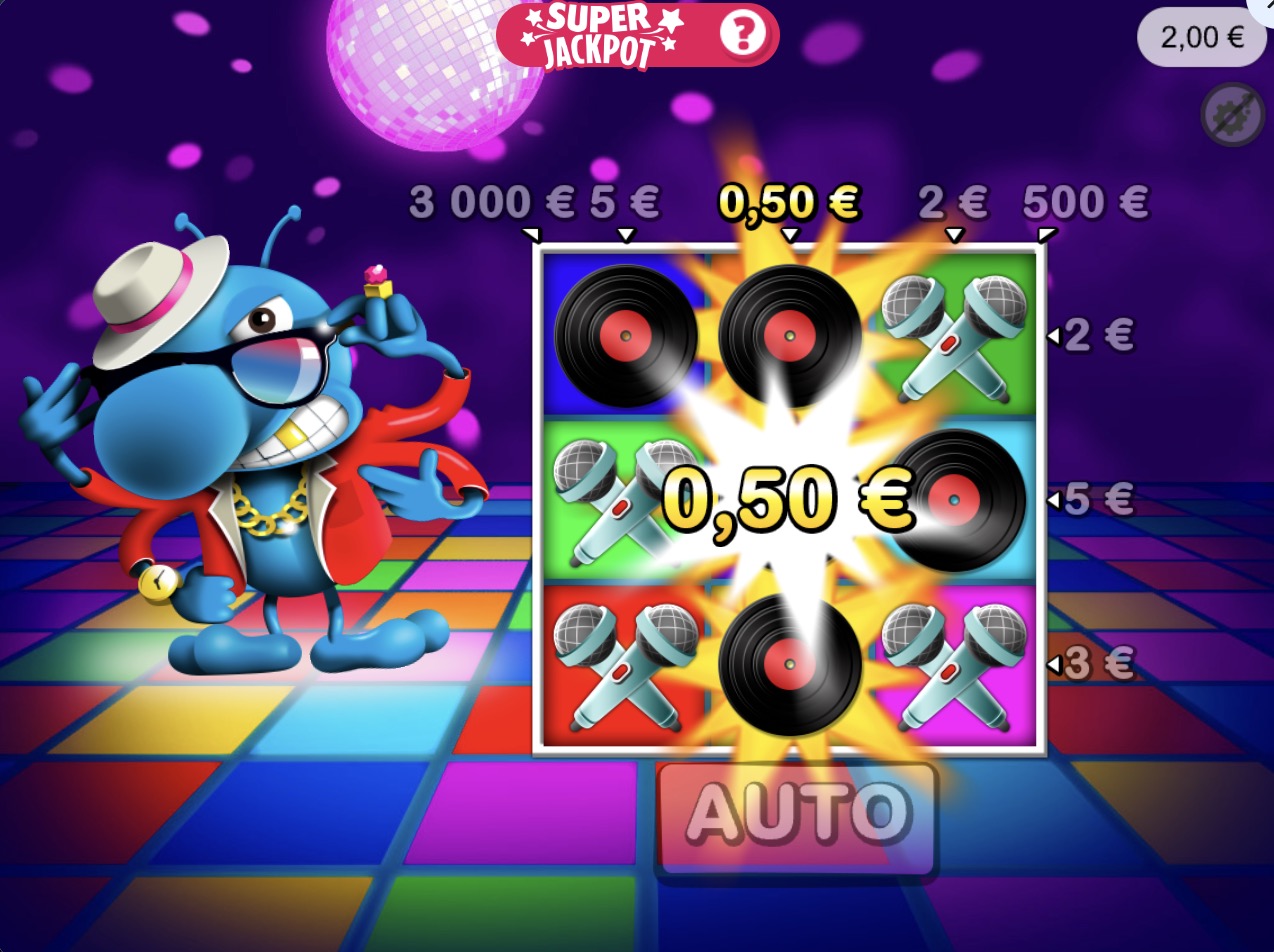 Jeux-Grattage.fr - Jeu à gratter Morpion - Univers soirée partie gagnante