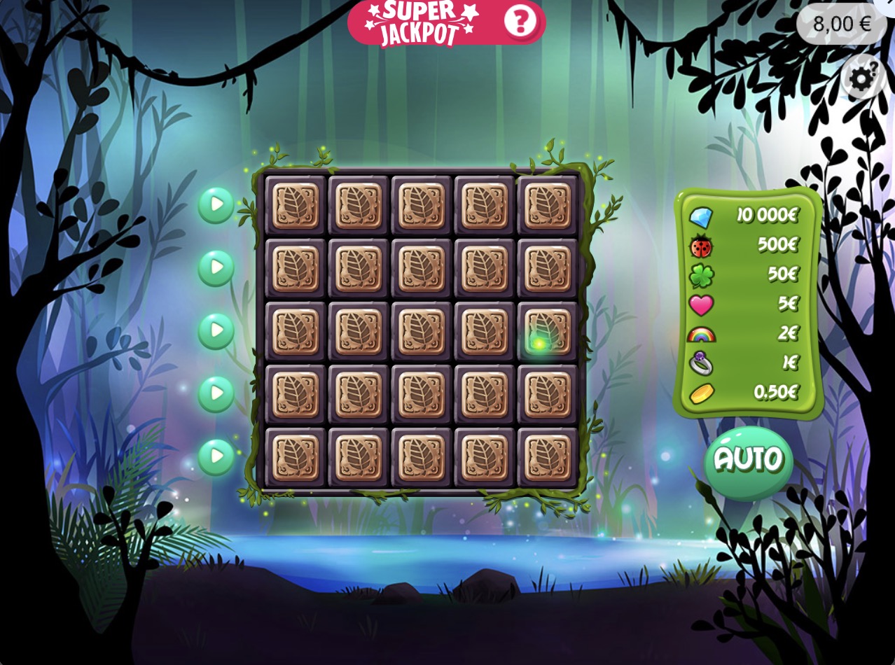 Jeux-Grattage.fr - Exclusivité Web : découverte du plateau de jeu de l'arbre au trésor