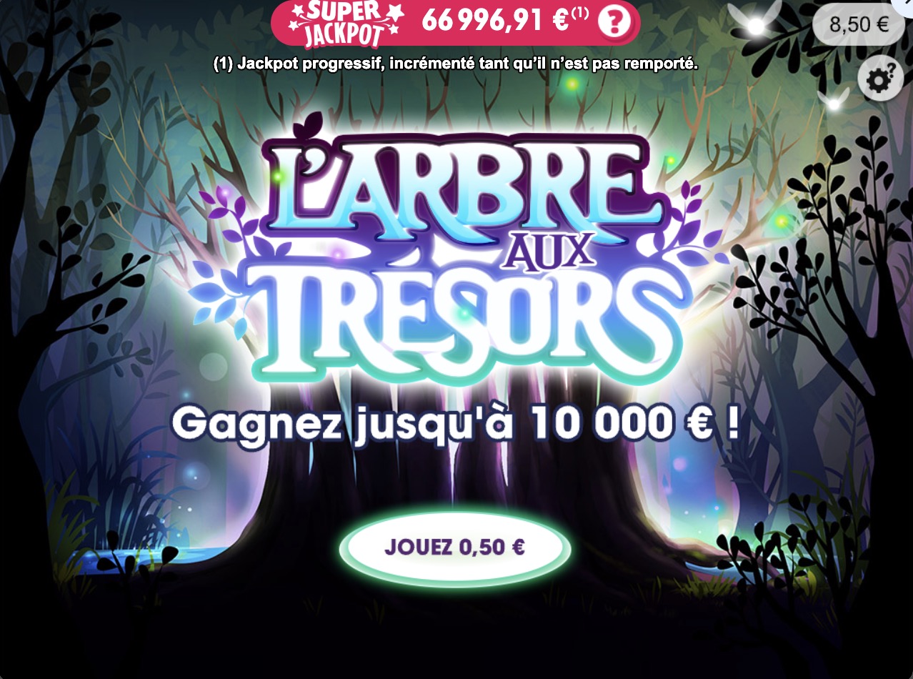 Jeux-Grattage.fr - Exclusivité Web : L'arbre au trésor