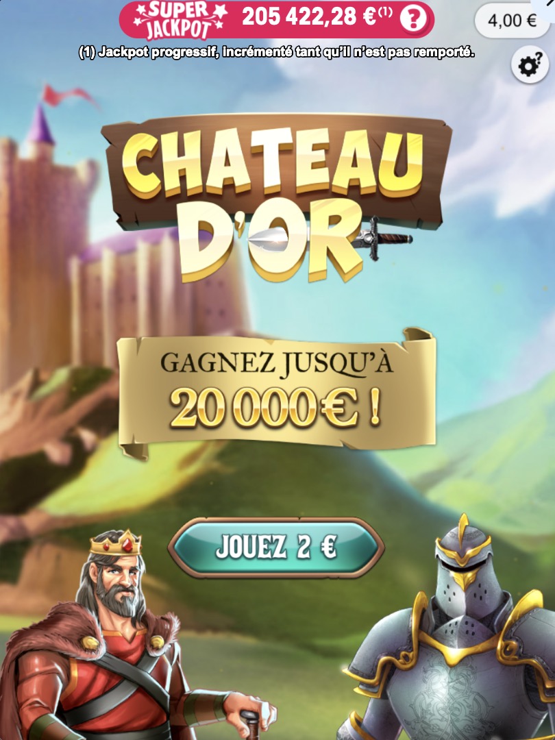 Jeux-Grattage.fr - Chateau d'or : nouveau jeu à gratter FDJ