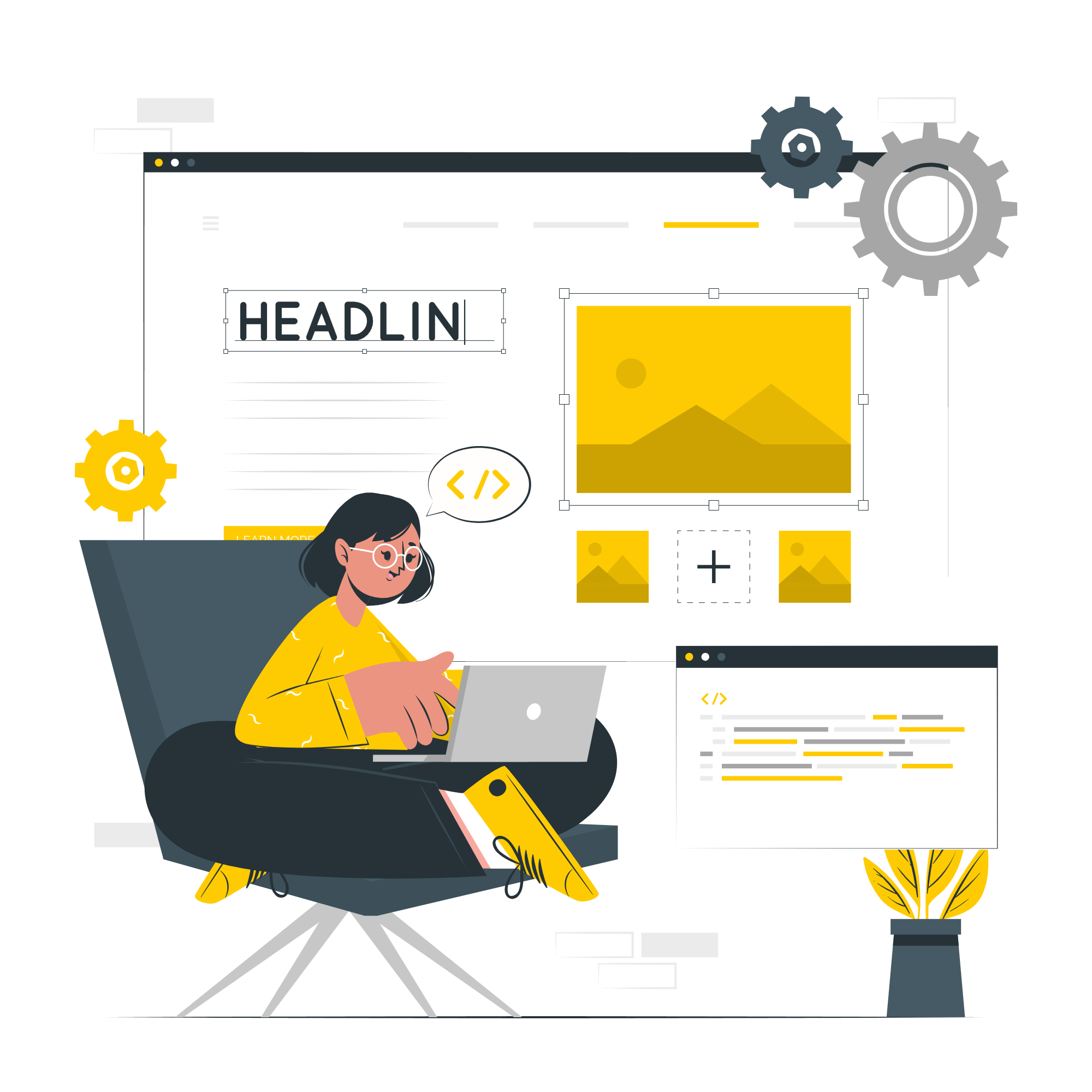 image d'un graphique ascendent