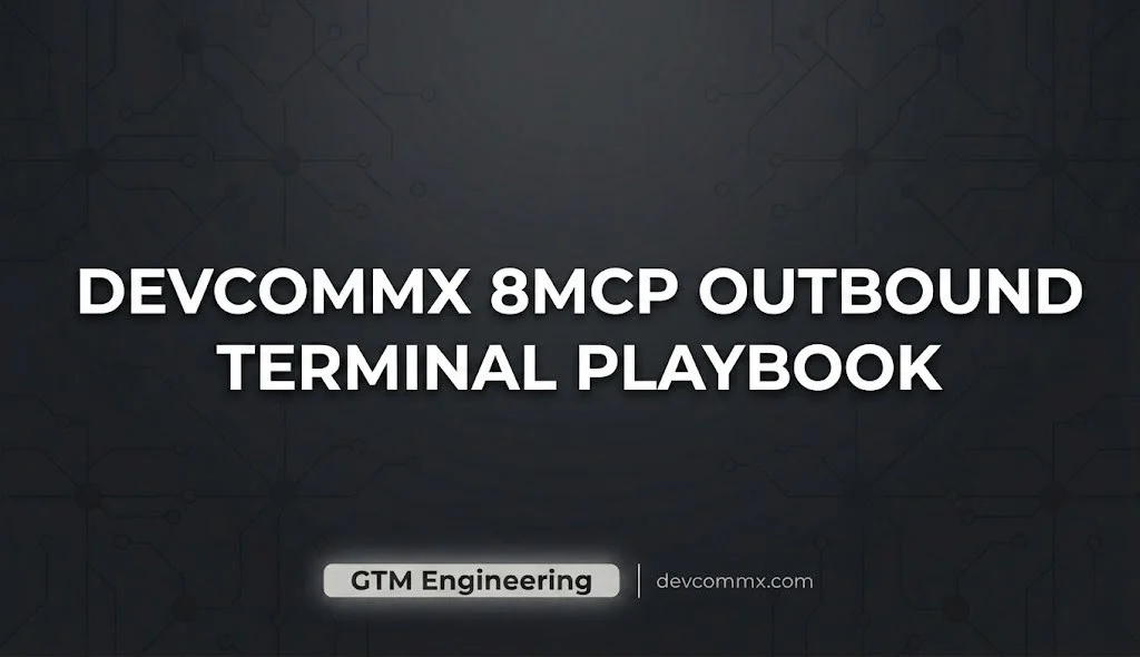 8MCP Outbound Terminal Playbook