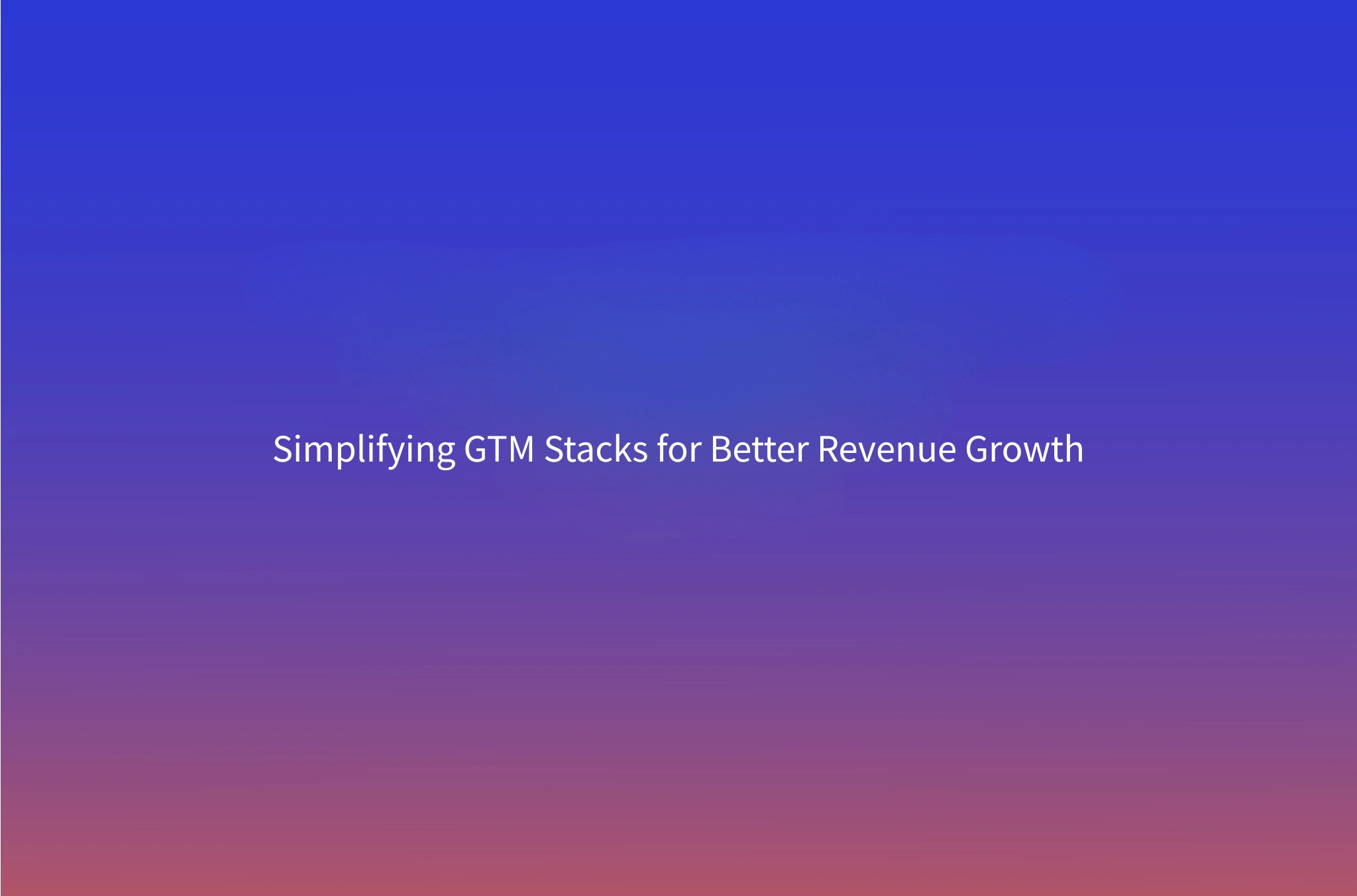 Why Enterprise CROs Are Cutting Their GTM Tools From 42 to 12 in 2026