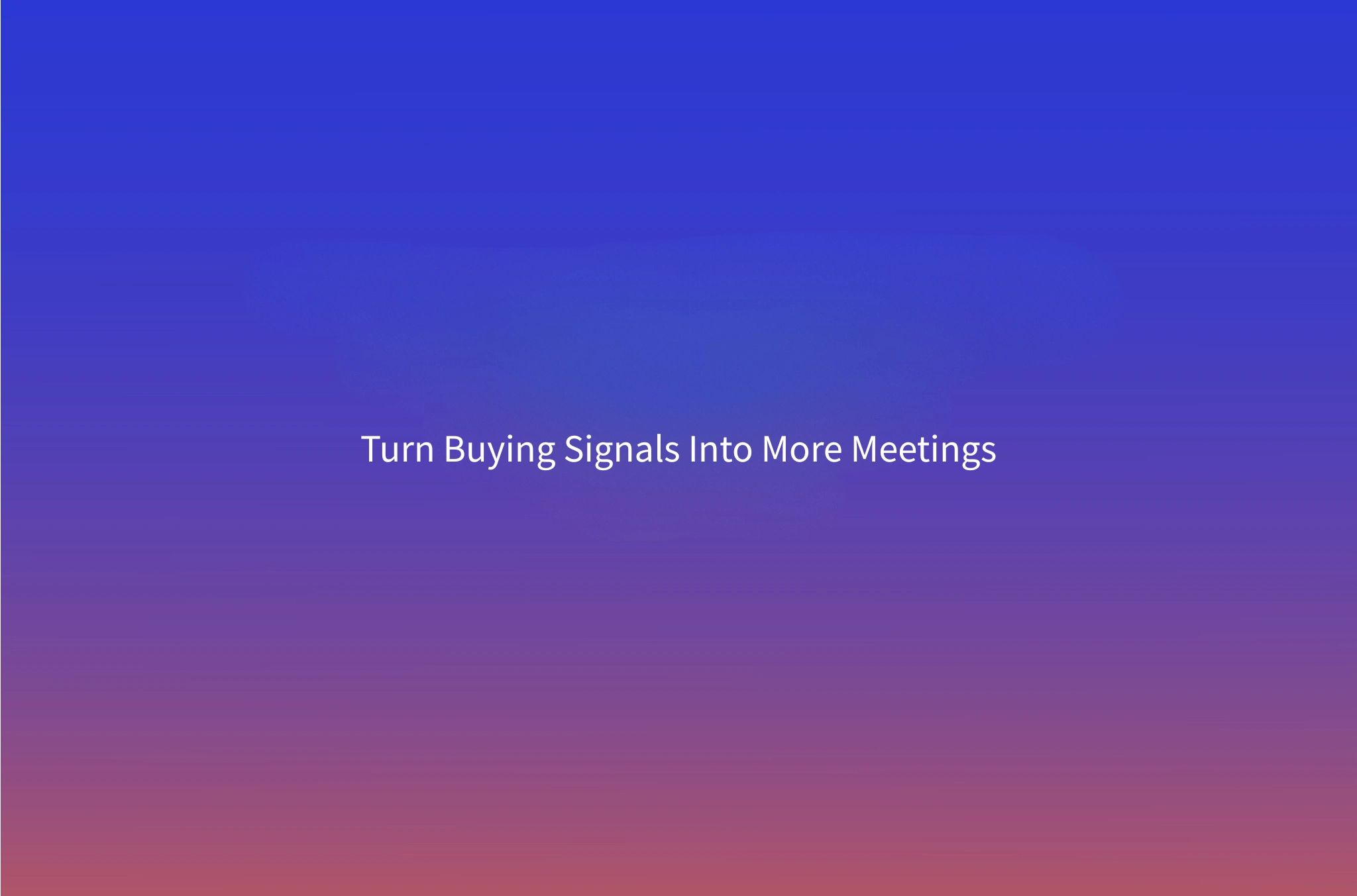 Buying Signal Scoring: How to Operationalize Signals Into a Prospecting Motion
