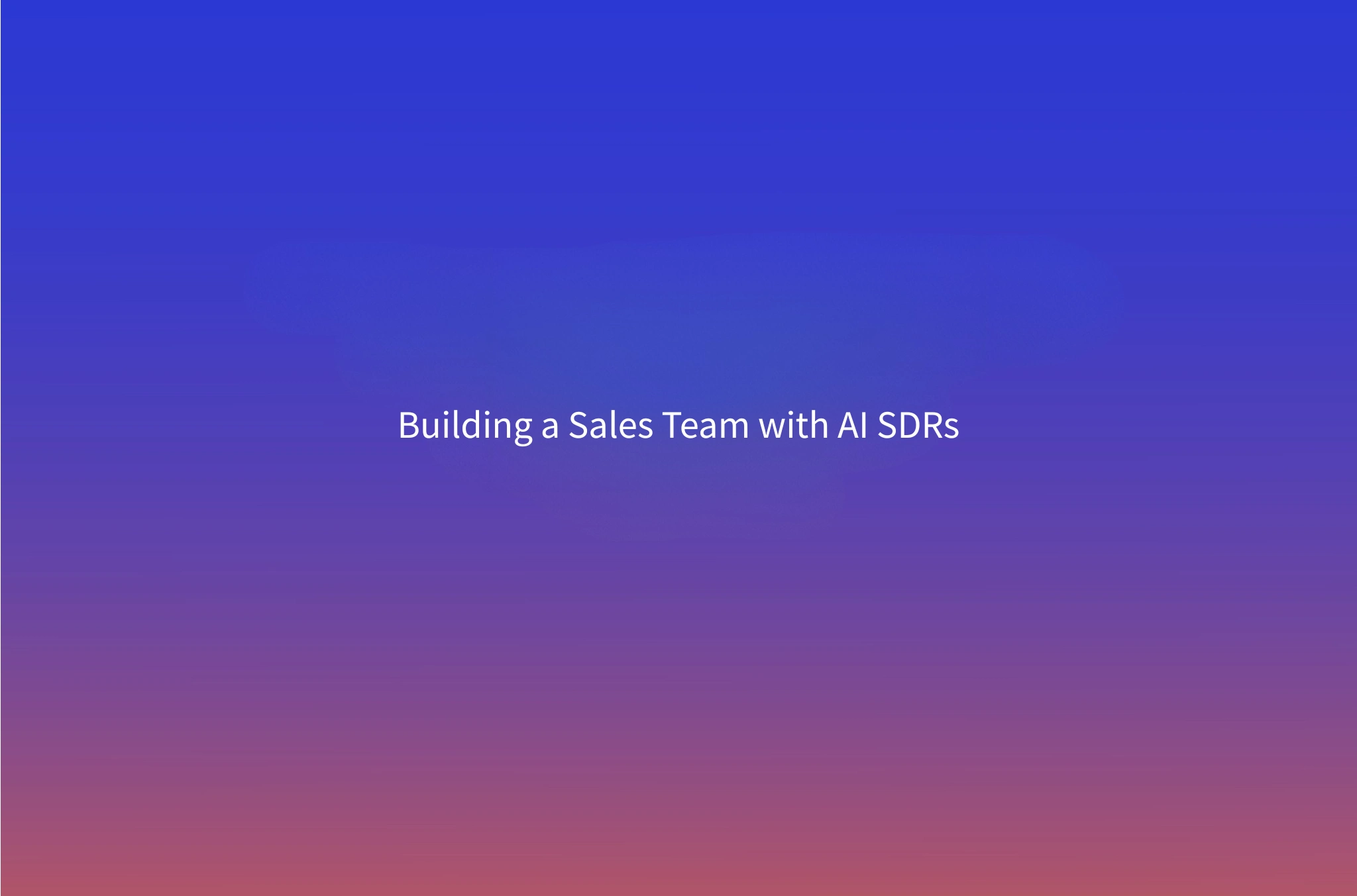 Managing a Hybrid AI Sales Team: What Changes When Half Your Pipeline Comes From AI SDRs