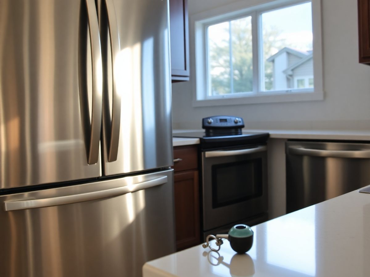 Well-maintained appliances in a West Michigan home.