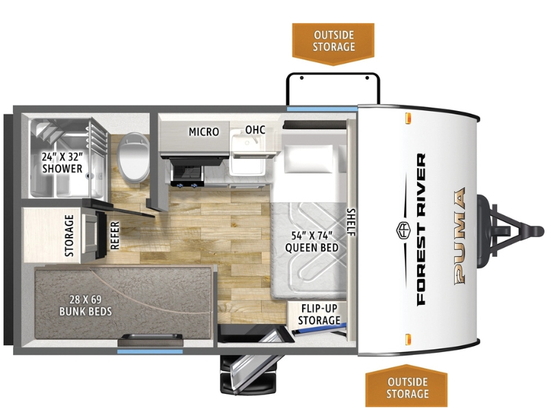 2026 Puma Camping Edition 122BHCE