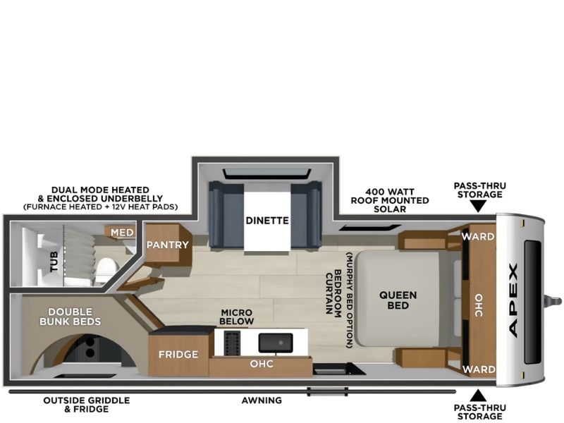 2027 Apex Nano 208BHS (Off Grid Package)