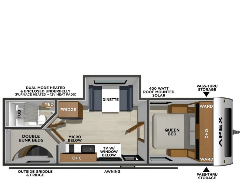 2027 Apex Nano 228BHS (Off Grid Package)