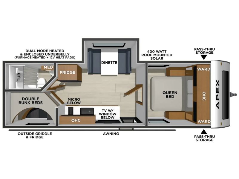2027 Apex Nano 228BHS (Off Grid Package)
